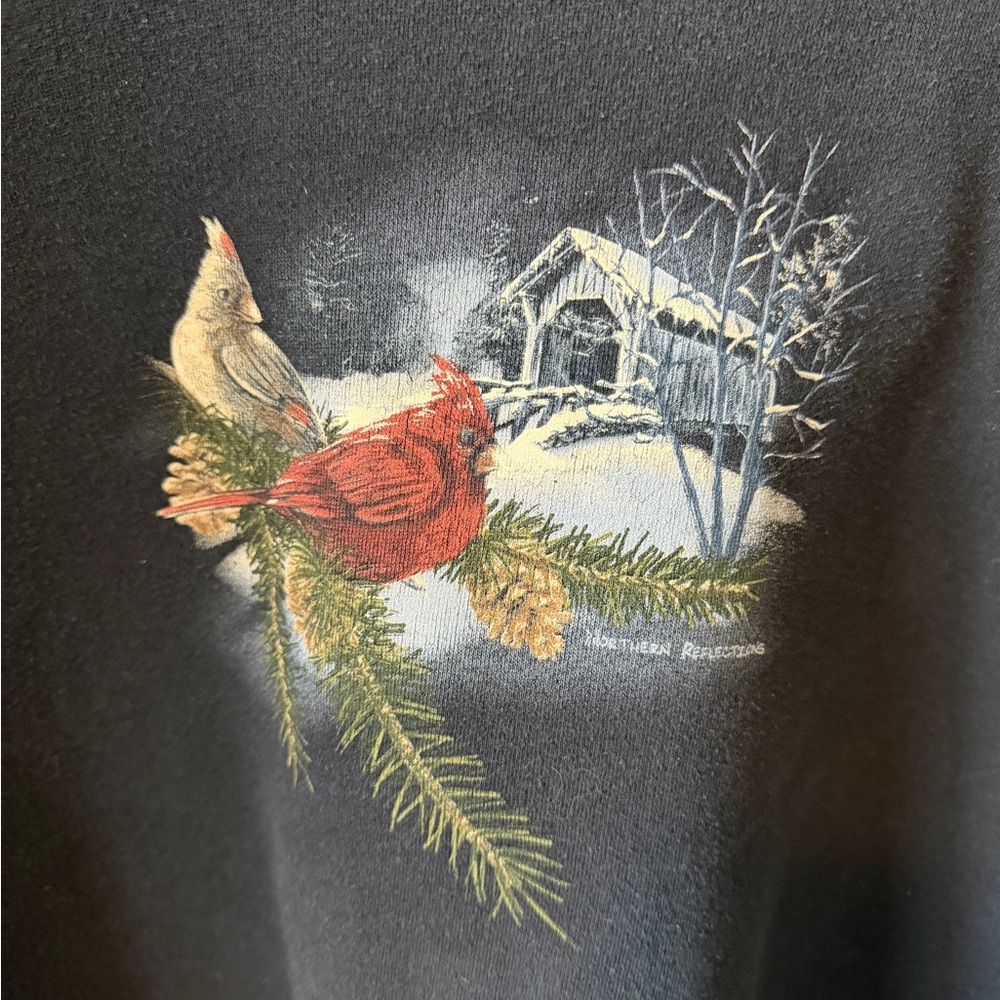 Vintage Northern Reflections Sweater with Cardinal Design - Picture 3 of 6